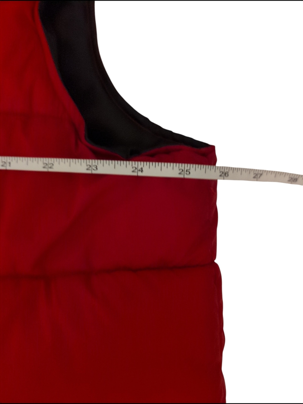 Swiss Tech Red Long Quilted Puffer Vest with Hood Womens 2X - Picture 2 of 10